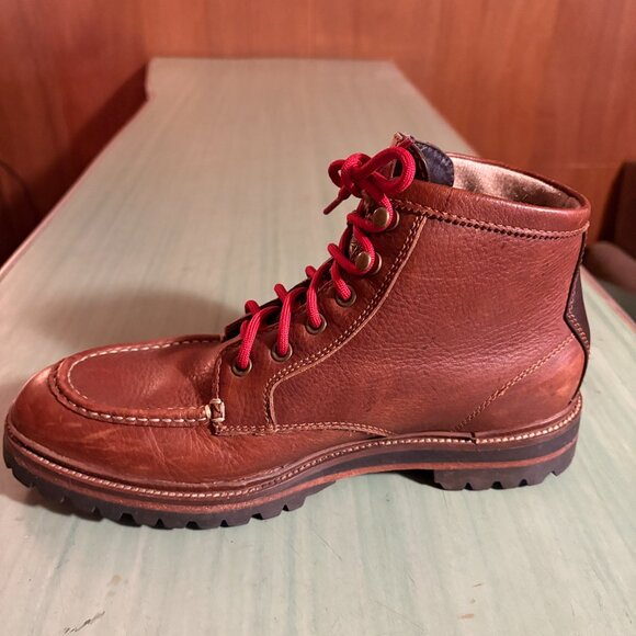 Mens Cole Haan C20357 Moc Toe Chukka Brown Leather Boots  Size 8 M - Picture 6 of 10